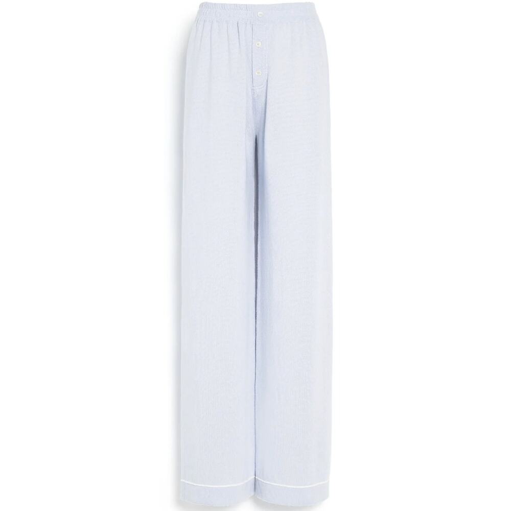 Barrie Ultra-fine Cashmere and Silk Trousers Size Small Blue Luxury Menswear PJ